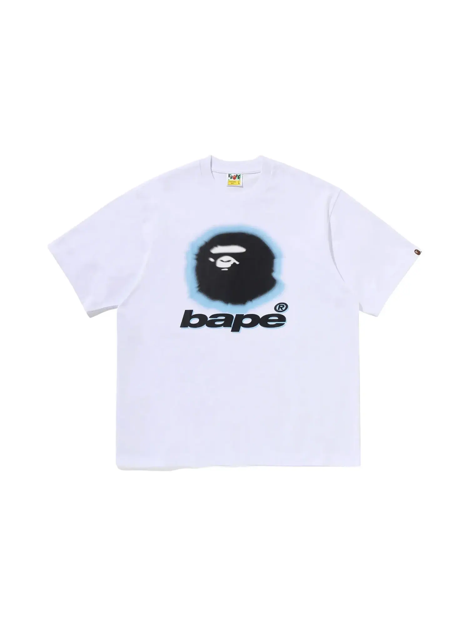 Футболка BAPE Spray Ape Head Box Relaxed Fit Tee
