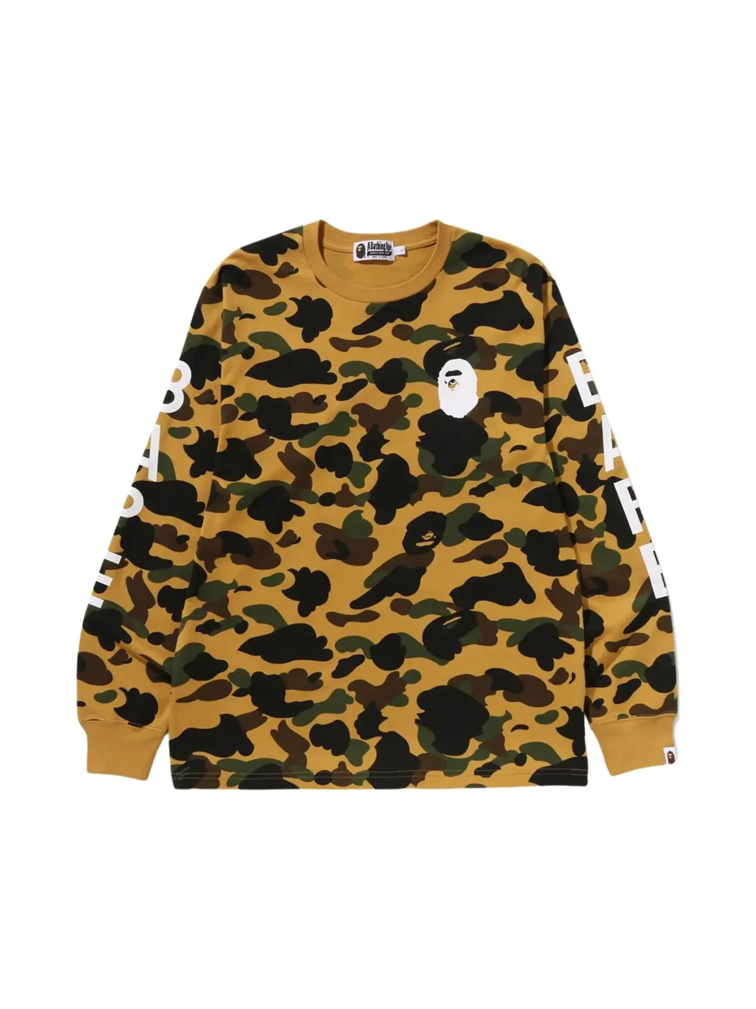 Футболка с длинными рукавами BAPE 1st Camo