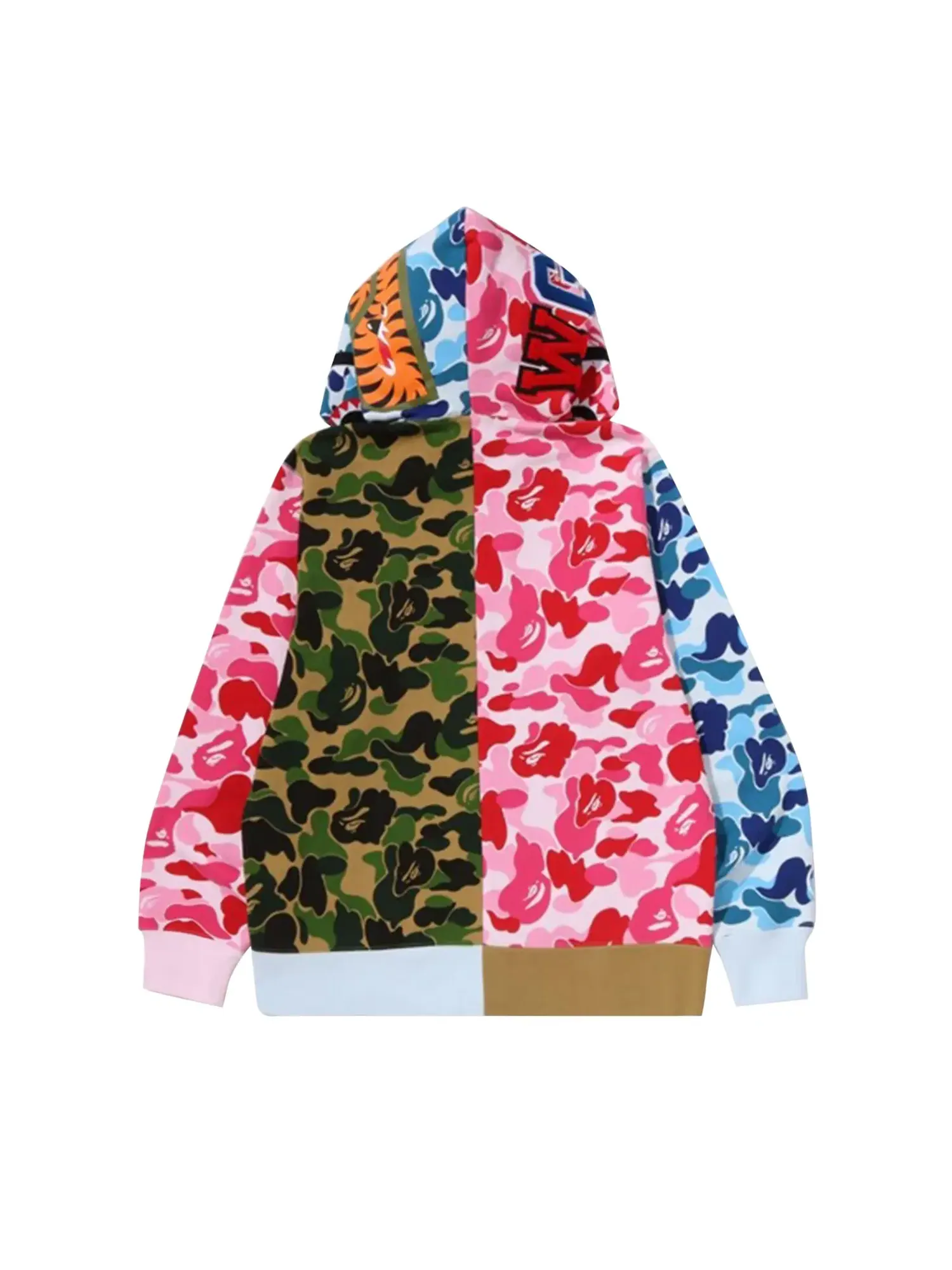 Худи BAPE Camo Crazy Shark на молнии — изображение 2 из 2, мульти