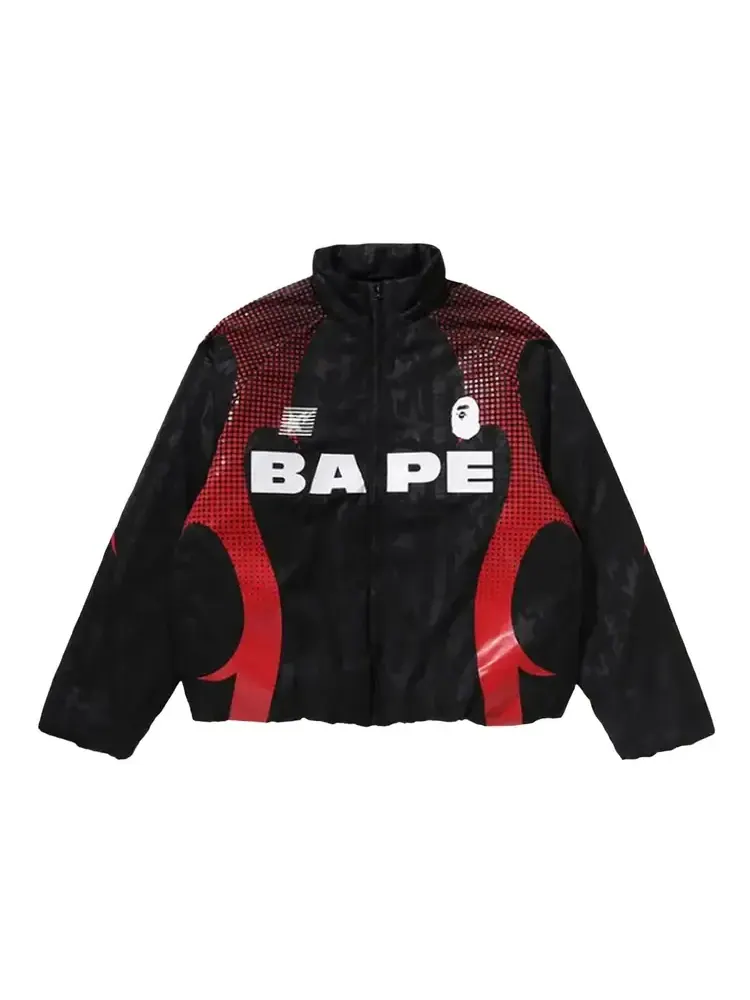 Утепленная куртка BAPE Aba Frame Monogram Jacquard Multi Logo