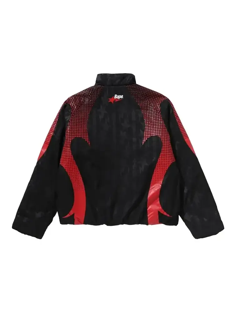 Утепленная куртка BAPE Aba Frame Monogram Jacquard Multi Logo — изображение 2 из 2, черный