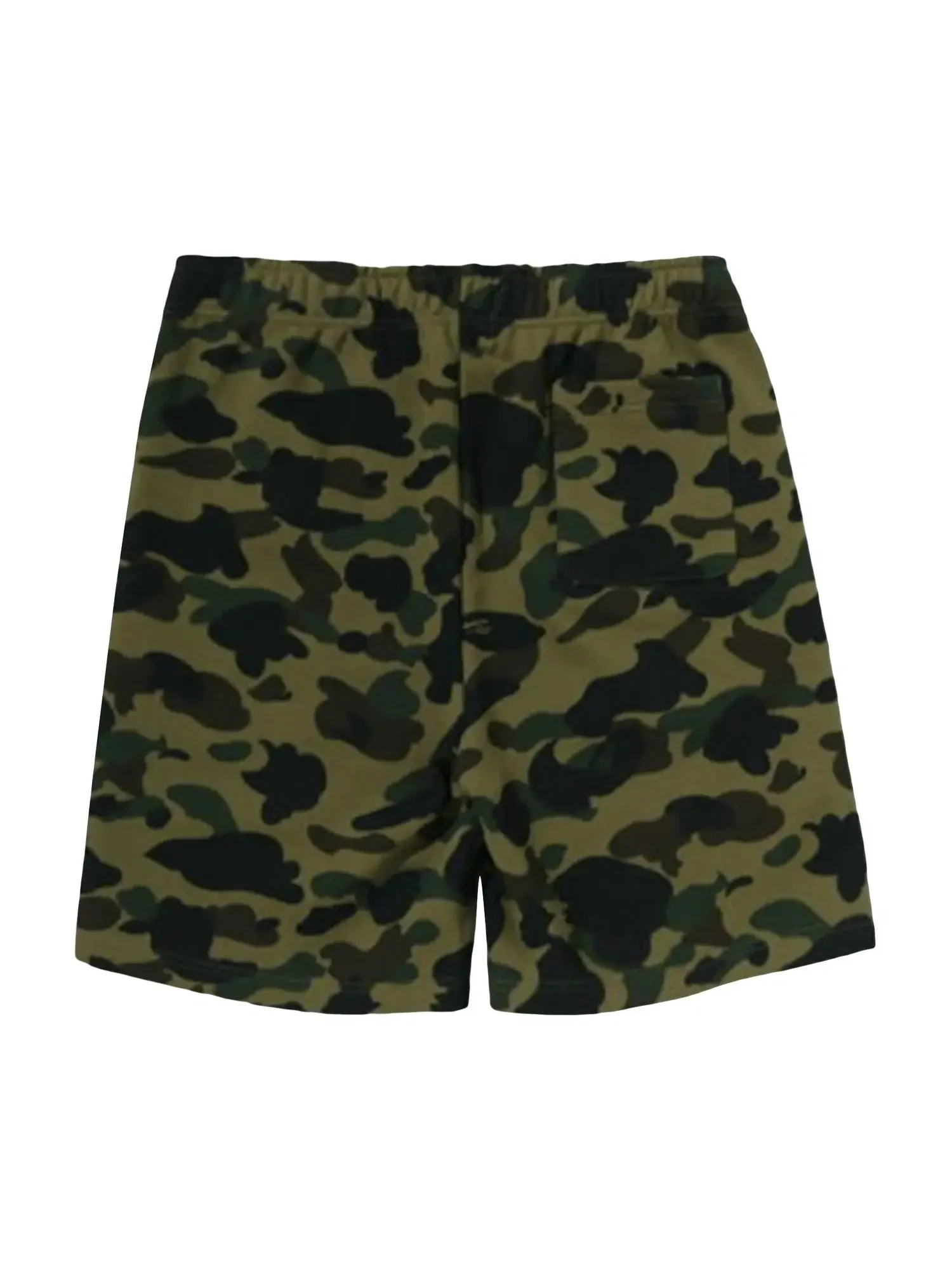 Спортивные шорты BAPE Camo Shark Sweat Shorts — изображение 2 из 2, зеленый