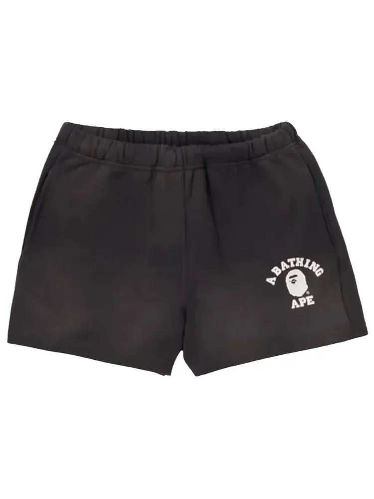 Винтажные спортивные шорты BAPE из выстиранной ткани