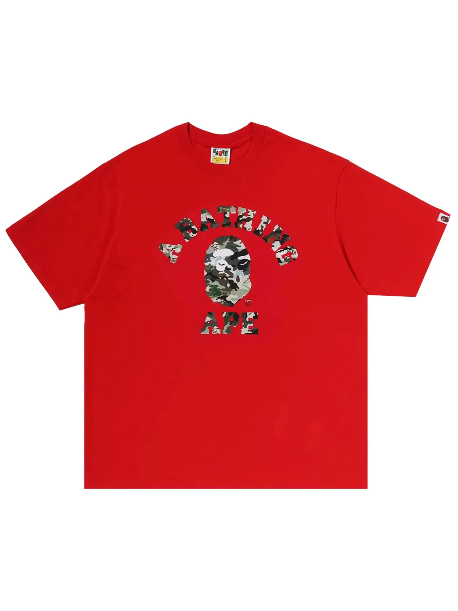 Футболка BAPE Hybrid Camo College Relaxed Fit Tee