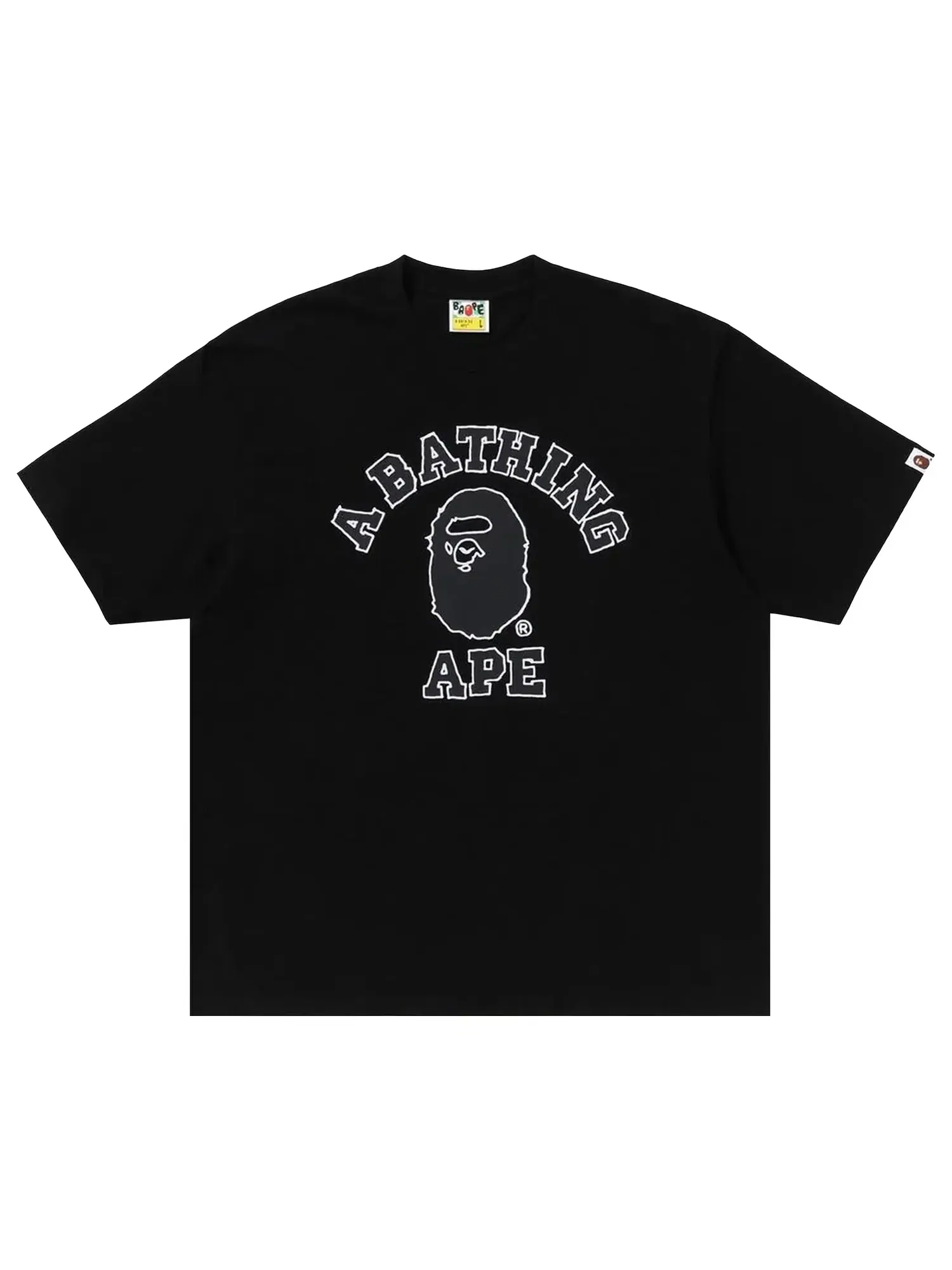 Футболка BAPE Hand Drawn Outline College Relaxed Fit Tee