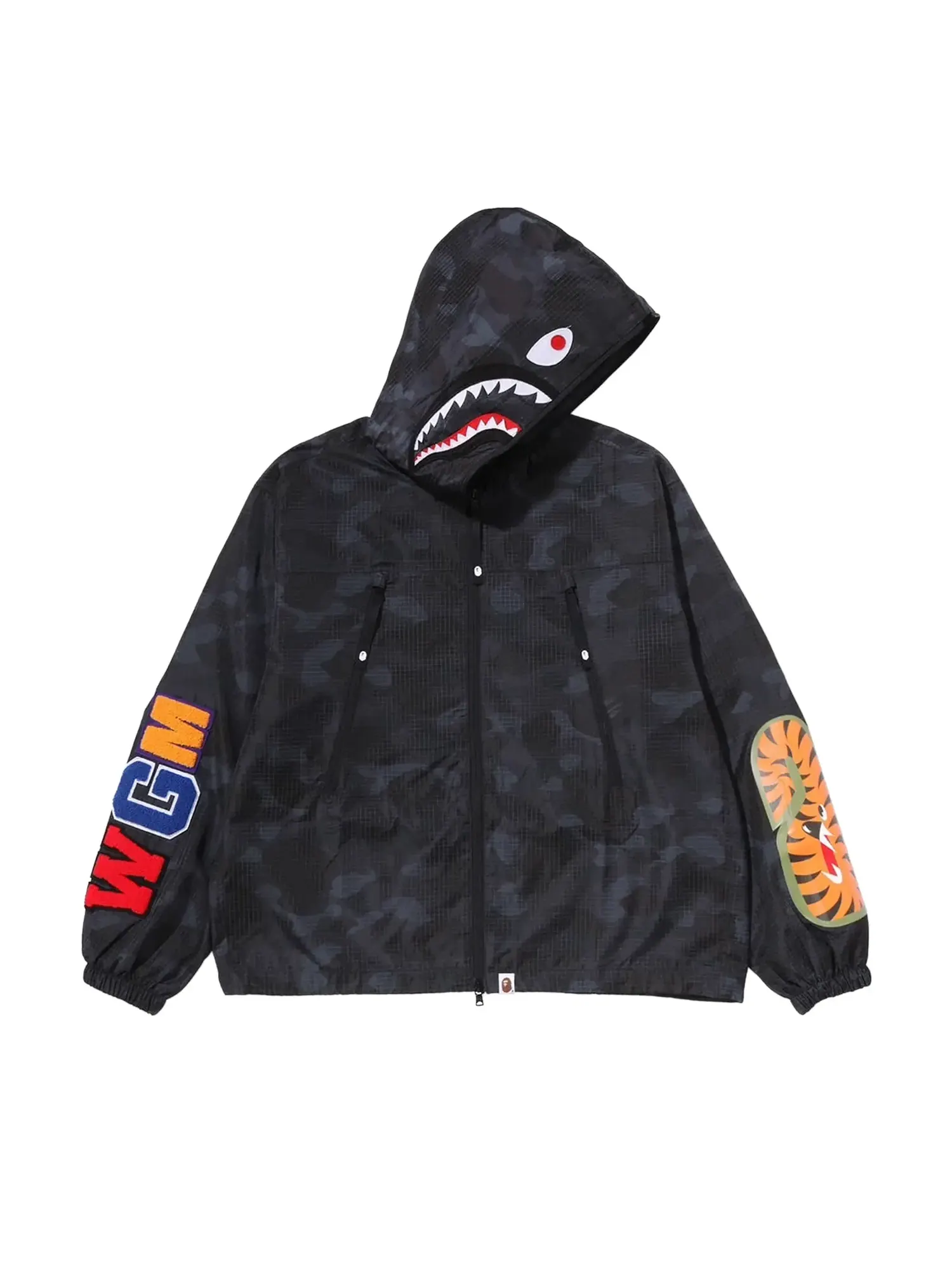 Куртка BAPE Color Camo Reflective Ripstop Shark Full Zip Jacket