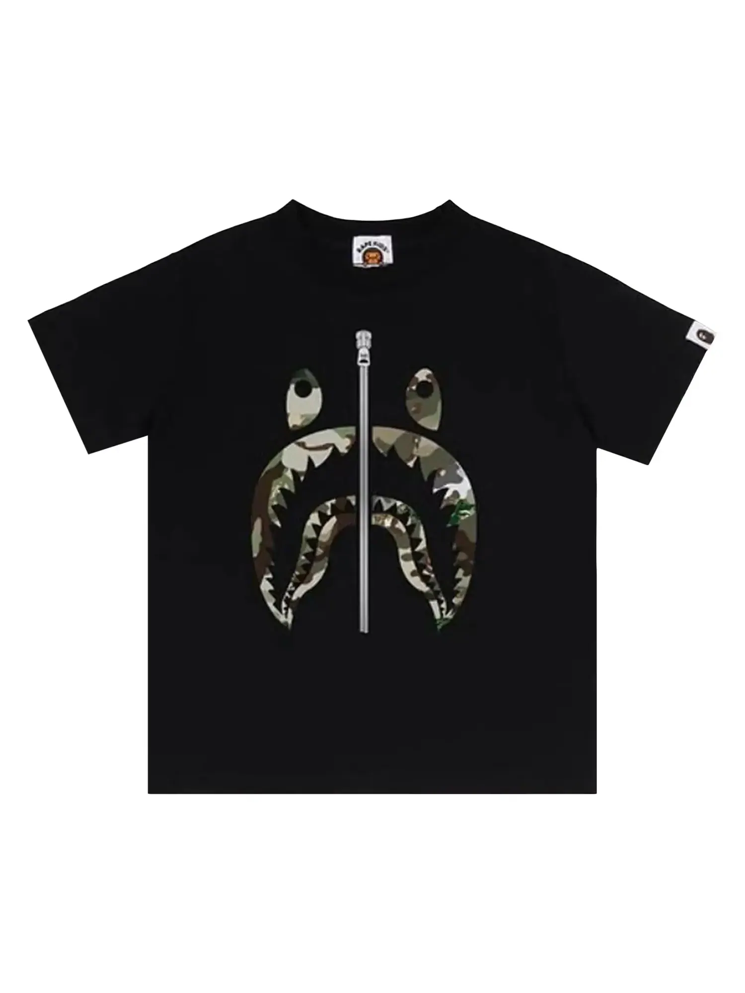 Футболка BAPE Hybrid Camo Shark Tee
