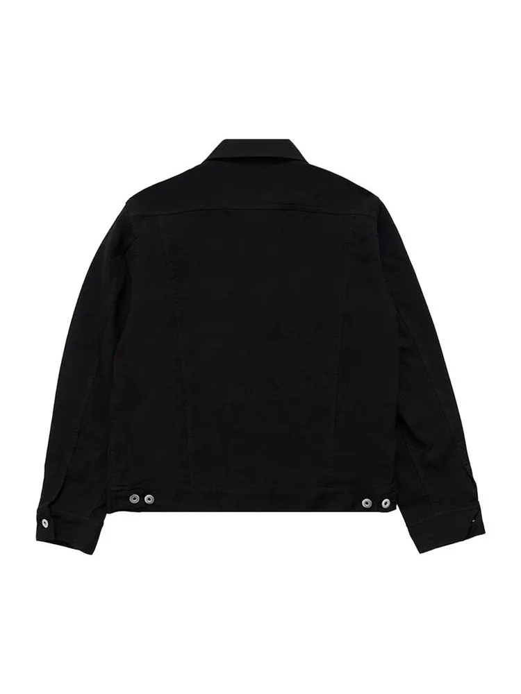 Куртка Comme des Garçons Black Trucker Jacket With Studs — изображение 2 из 2, черный