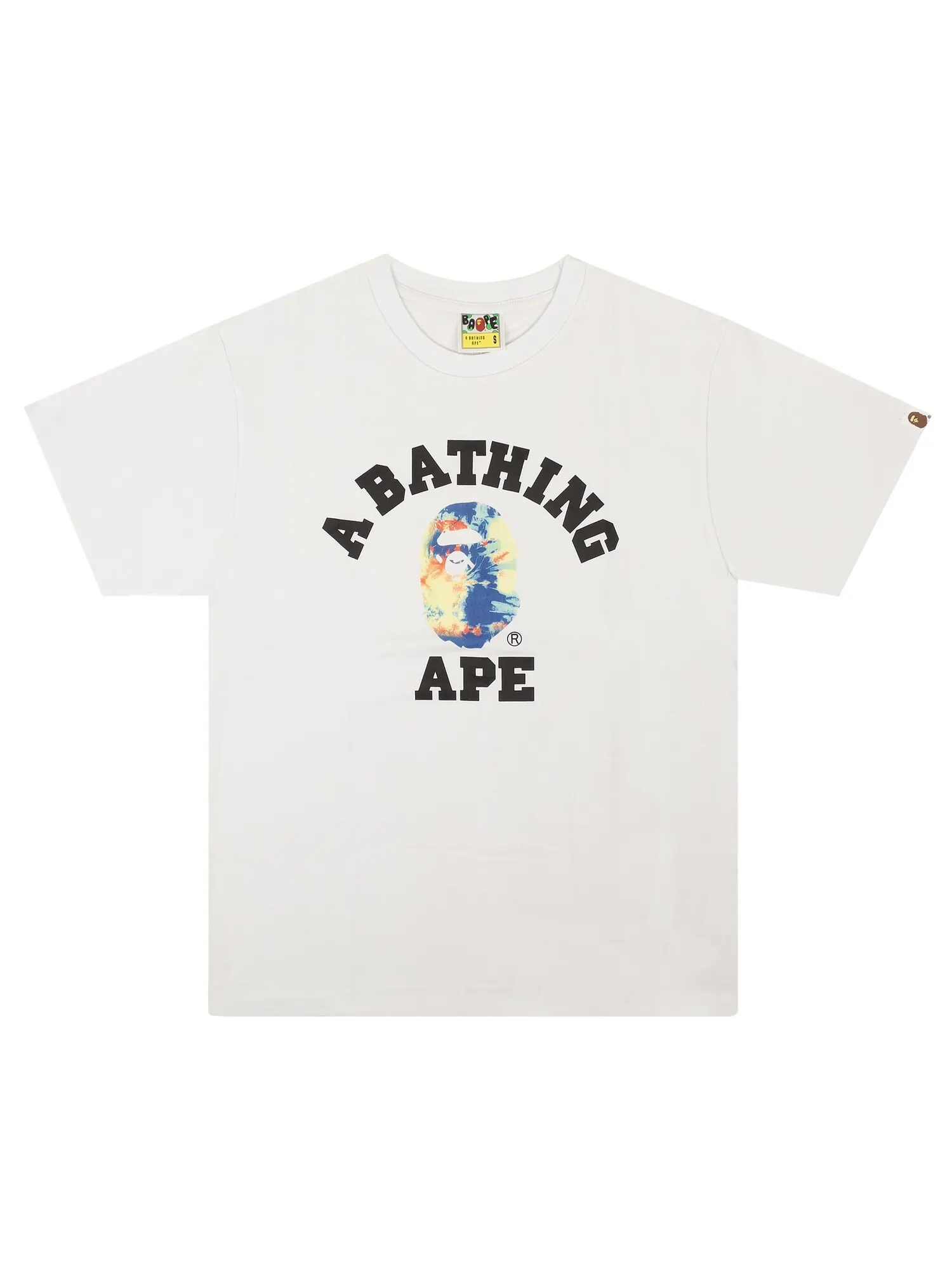 Футболка BAPE Tie Dye College