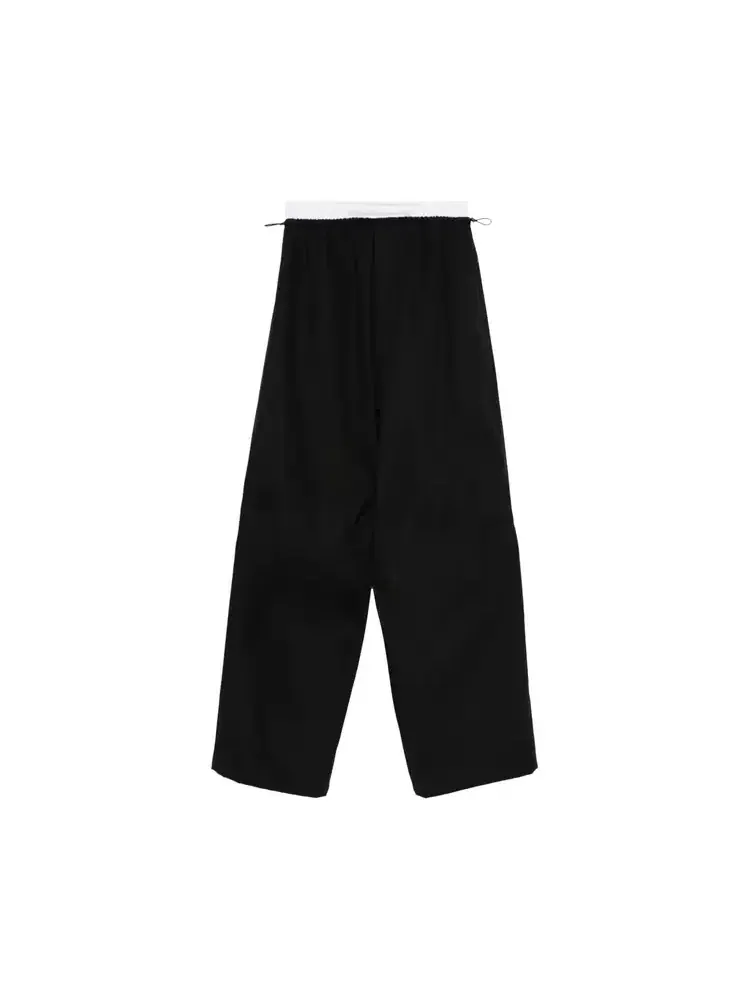 Брюки с завышенной талией Alexander Wang — черный