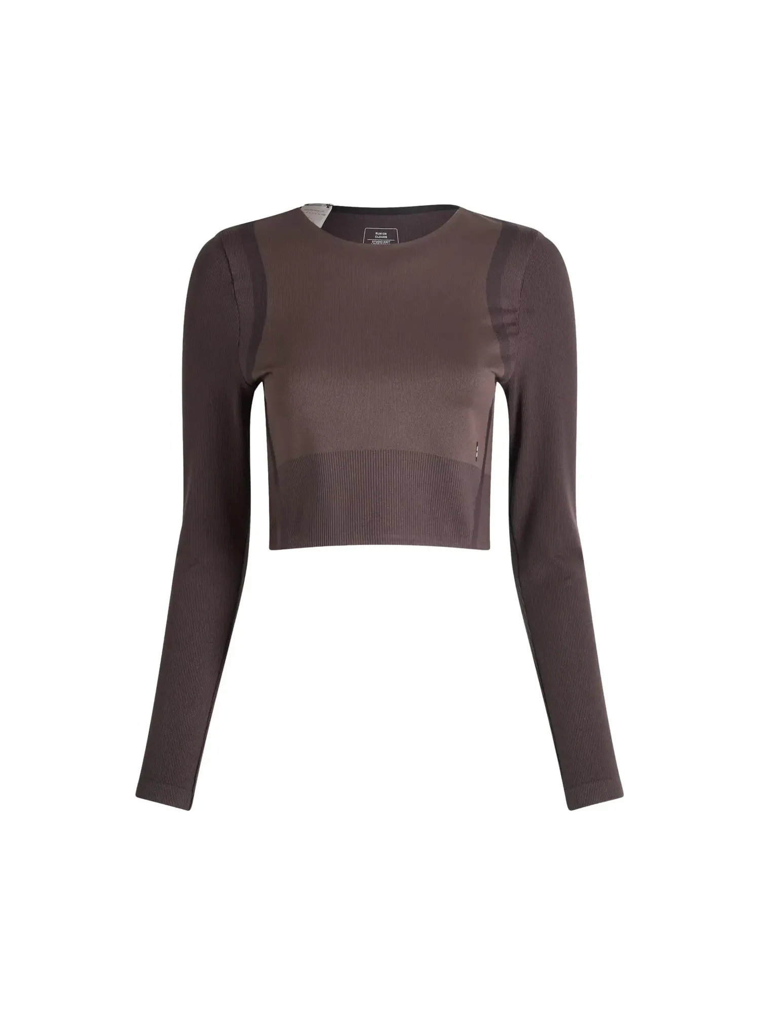 Топ ON Studio Knit Long-T Crop — изображение 1 из 1, черный