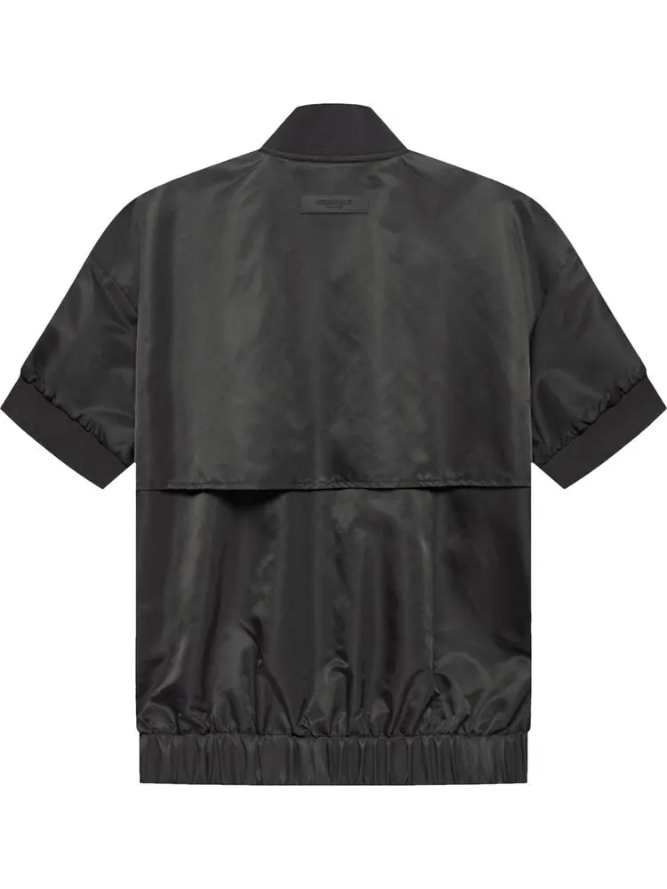 Пуловер Fear of God Essentials Half Zip Pullover 'Iron' — изображение 2 из 2, черный