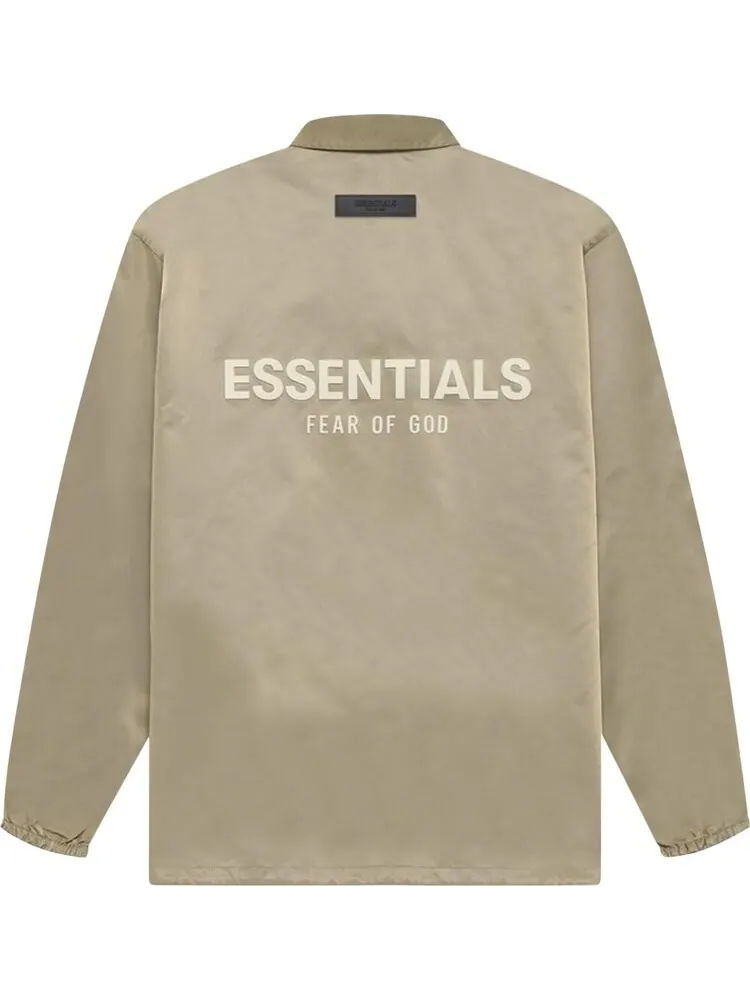 Куртка Fear of God Essentials Coaches Jacket 'Oak' — изображение 2 из 2, зеленый