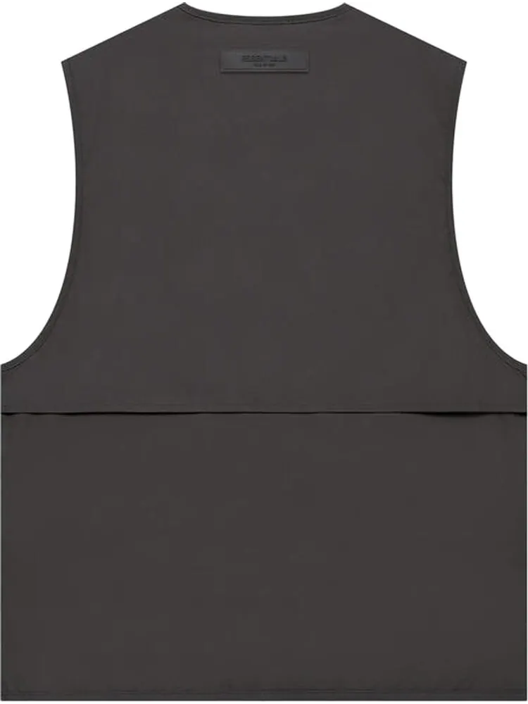 Жилет Fear of God Essentials Work Vest 'Iron' — изображение 2 из 2, черный