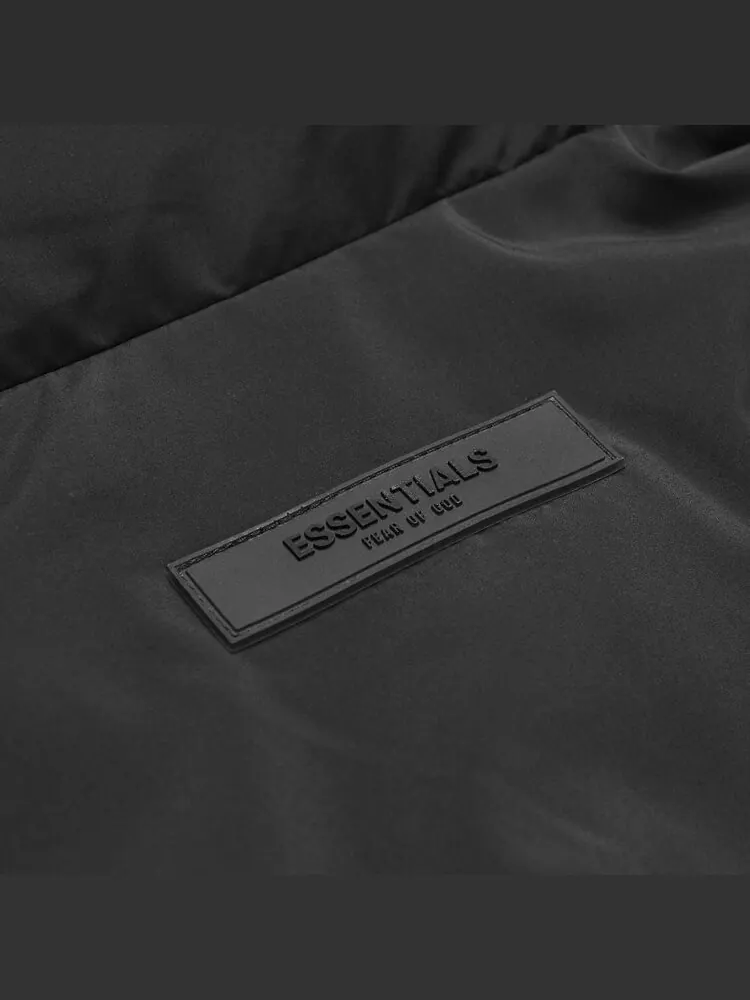 Пуловер Fear of God Essentials Quilted Pullover 'Iron' — изображение 2 из 2, черный
