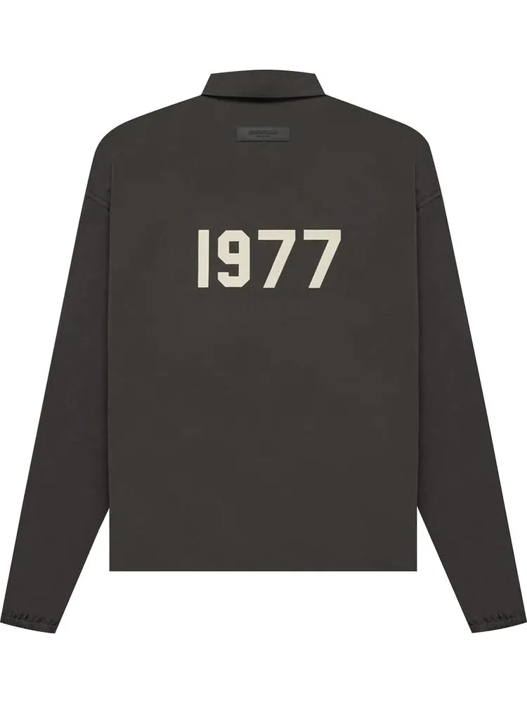 Куртка Fear of God Essentials 1977 Coaches Jacket 'Iron' — изображение 2 из 2, черный