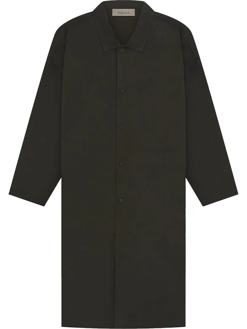 Пальто Fear of God Essentials Long Coat 'Off Black'