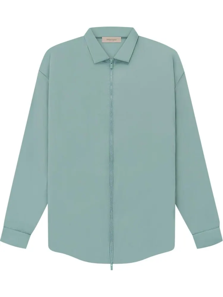 Рубашка Fear of God Essentials Filled Nylon Shirt Jacket 'Sycamore'
