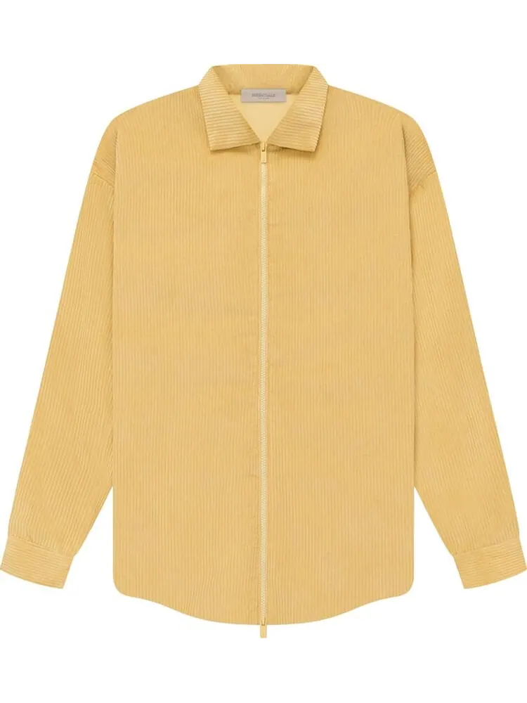 Рубашка Fear of God Essentials Corduroy Shirt Jacket 'Light Tuscan'