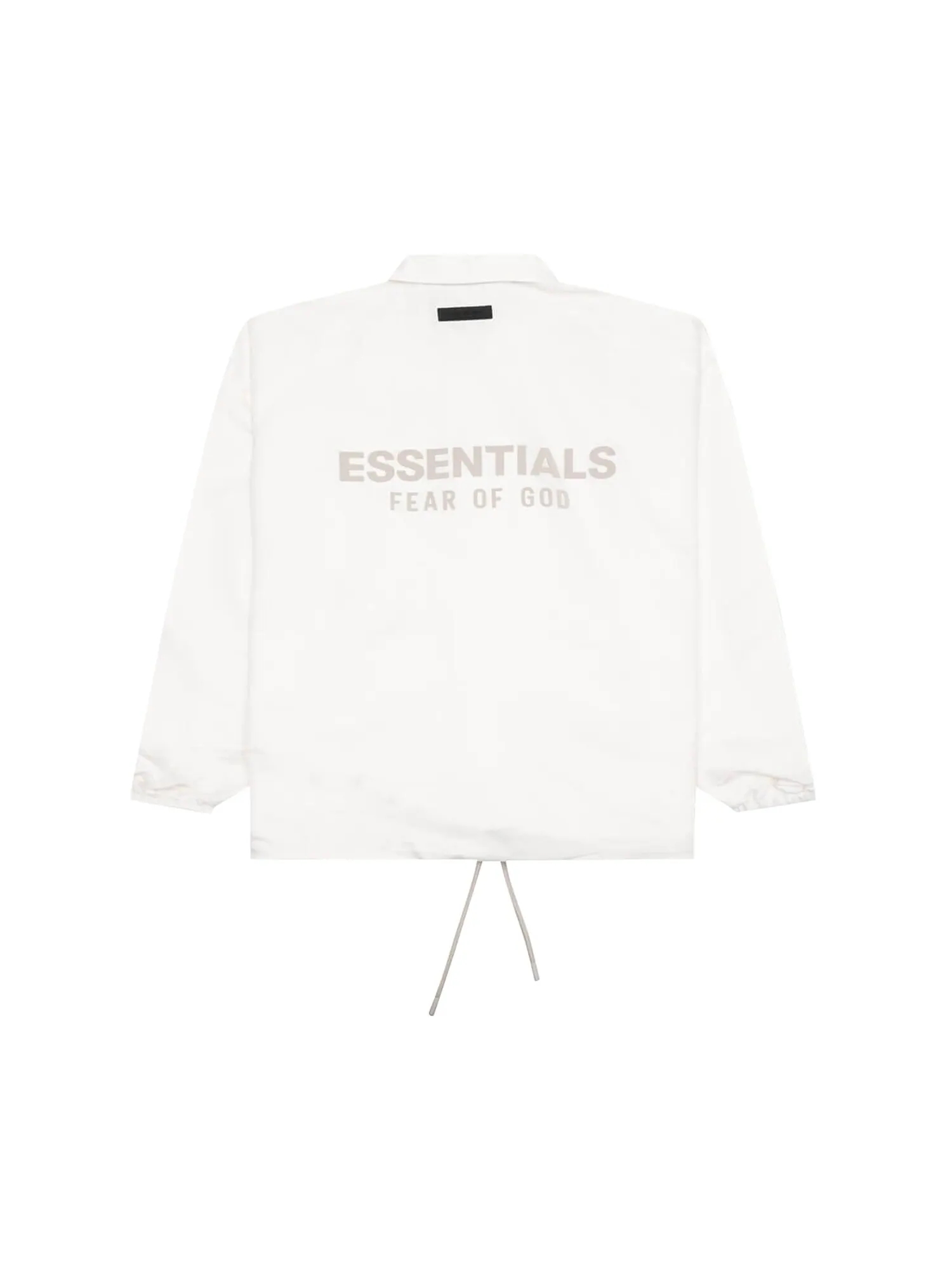 Куртка Fear of God Essentials Coaches Cloud Dancer — изображение 2 из 2, серый