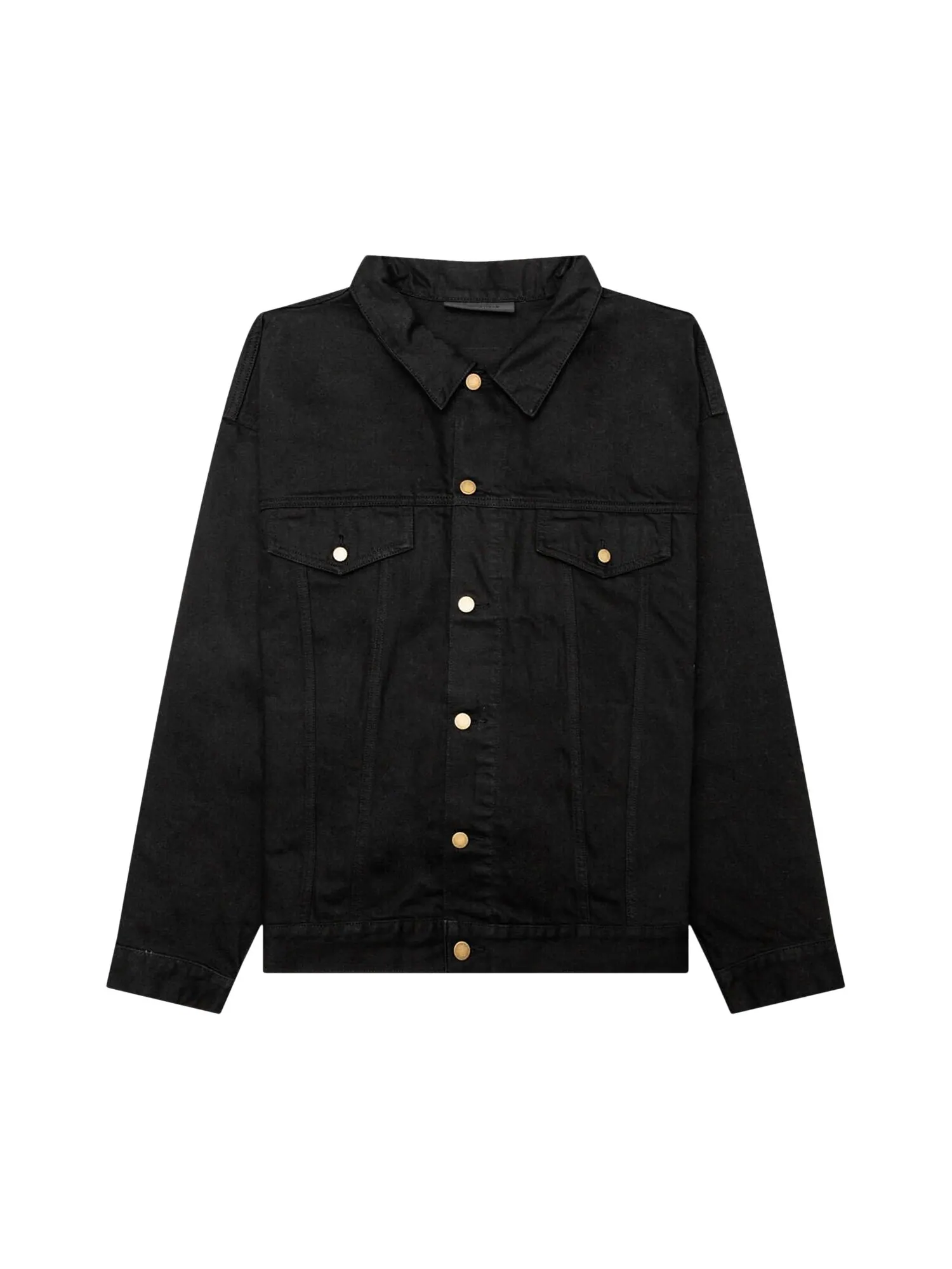Джинсовая куртка Fear of God Essentials Jet Black — изображение 1 из 2, черный