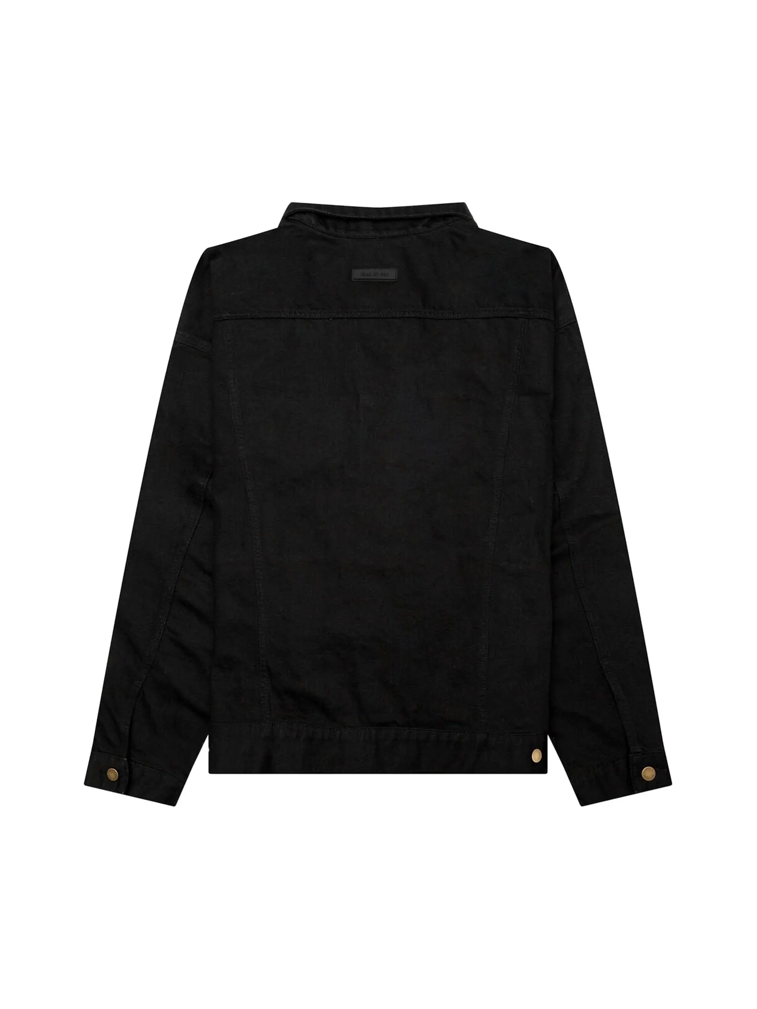 Джинсовая куртка Fear of God Essentials Jet Black — изображение 2 из 2, черный