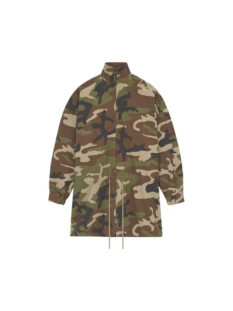 Анорак Fear of God Essentials Military Nylon Mockneck Anorak, Woodland Camo — изображение 1 из 2, мульти
