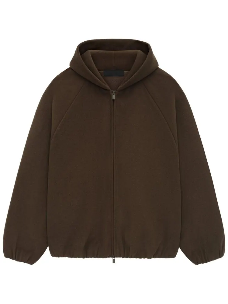 Куртка Fear of God Essentials Brushed Hooded Bomber Jacket 'Brown' — изображение 1 из 2, коричневый