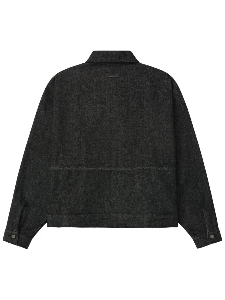 Рабочая джинсовая куртка Fear of God Essentials — изображение 2 из 2, черный