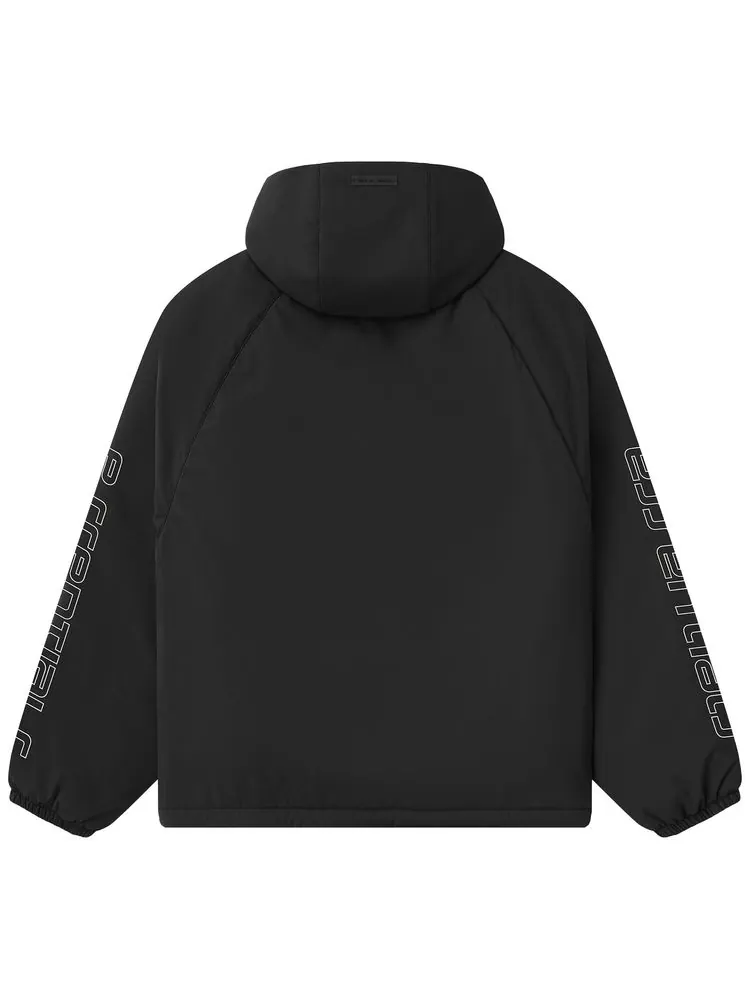 Нейлоновая куртка-анорак Fear of God Essentials с половинной молнией — изображение 2 из 2, черный