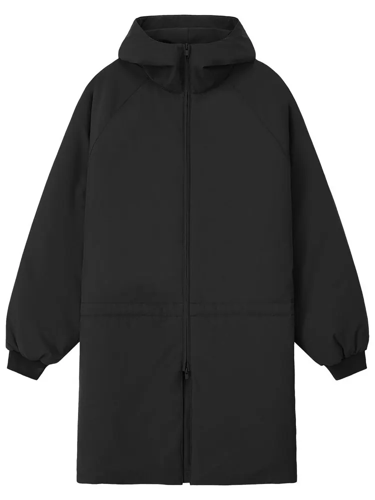 Нейлоновая парка с капюшоном Fear of God Essentials — изображение 1 из 3, черный