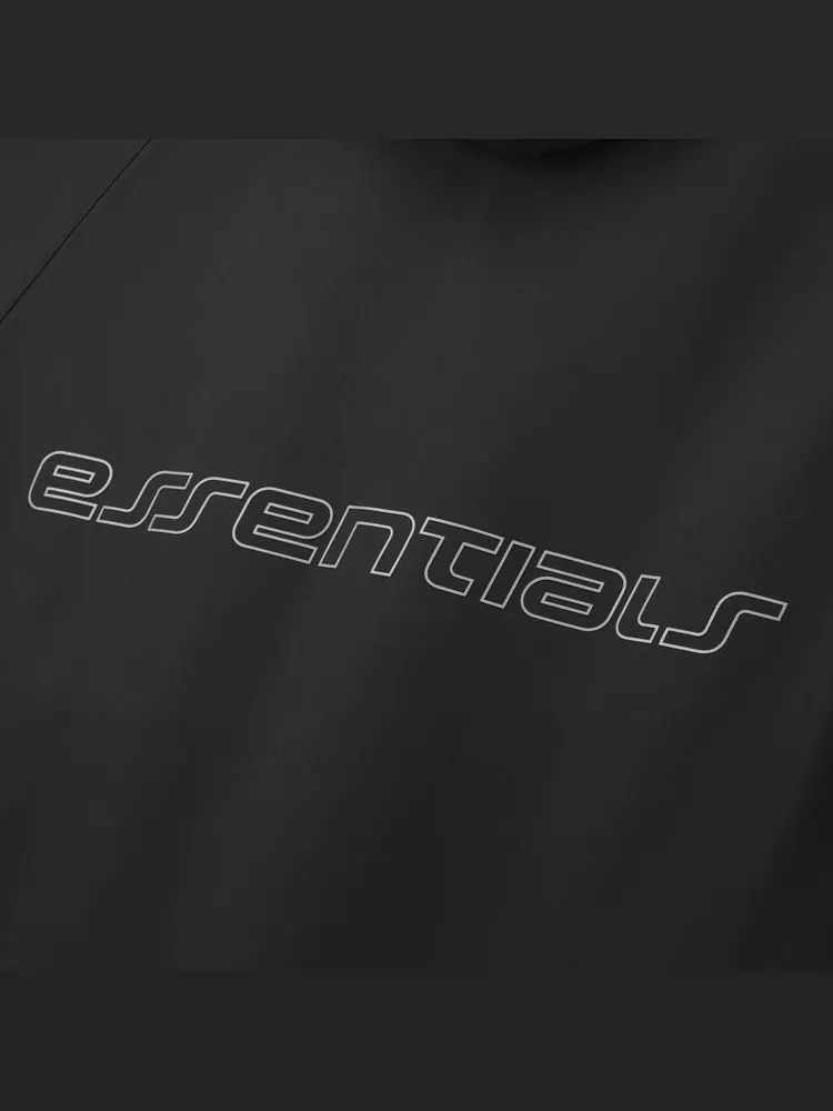 Нейлоновая парка с капюшоном Fear of God Essentials — изображение 3 из 3, черный