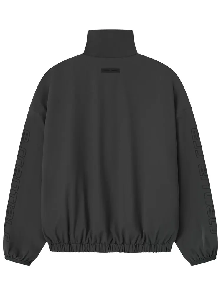 Спортивная куртка Fear of God Essentials из нейлона с половинной молнией — изображение 2 из 2, серый