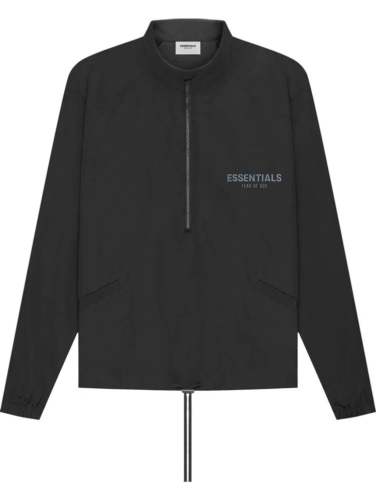 Куртка Fear of God Essentials Half-Zip Jacket 'Black'