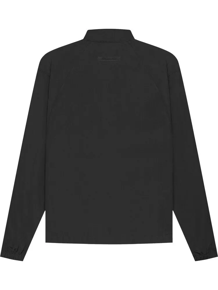 Куртка Fear of God Essentials Half-Zip Jacket 'Black' — изображение 2 из 2, черный