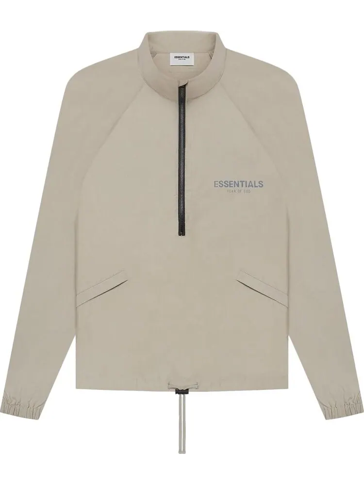 Куртка Fear of God Essentials Half-Zip Jacket 'Moss'