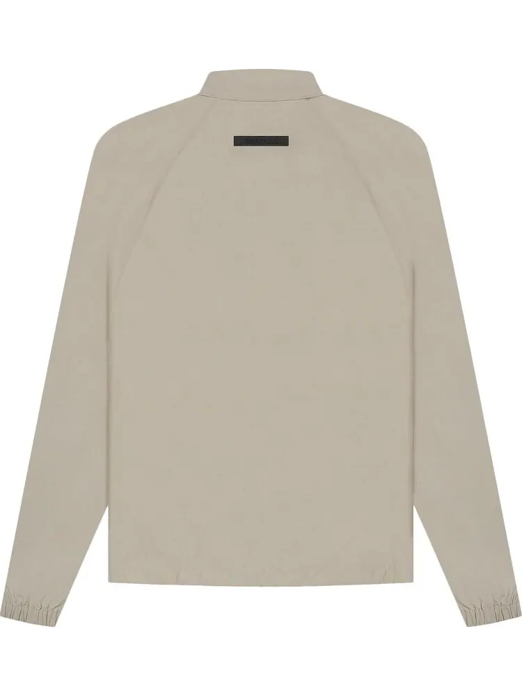 Куртка Fear of God Essentials Half-Zip Jacket 'Moss' — изображение 2 из 2, зеленый