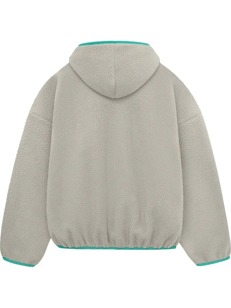Худи Fear of God Essentials Polar Fleece Pullover 'Seal' — изображение 2 из 2, серый
