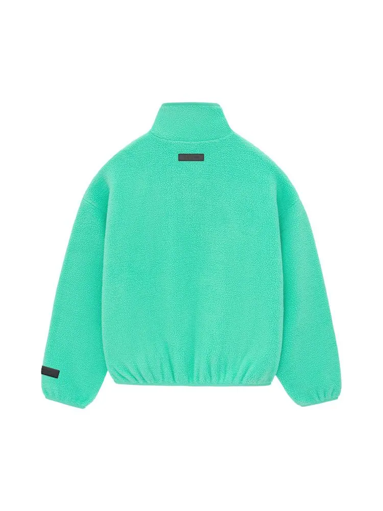 Толстовка Fear of God Essentials Nylon Half Zip Mockneck — изображение 2 из 2, мятный