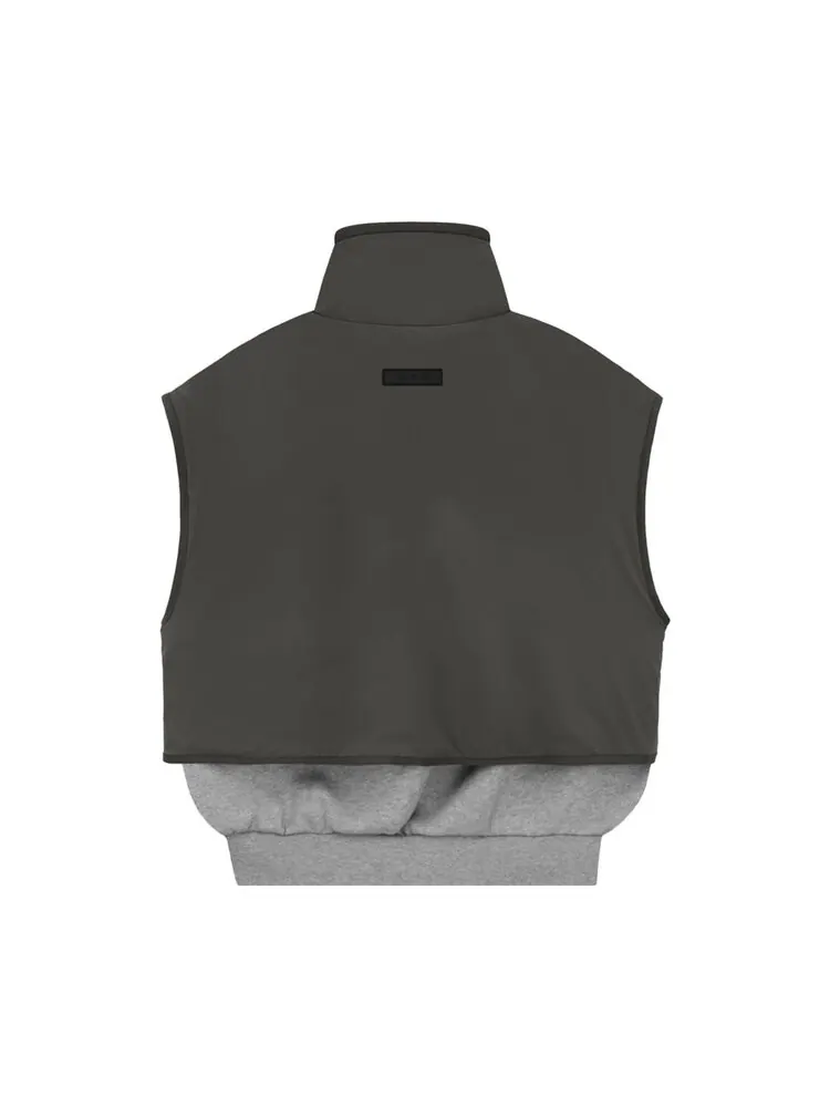 Жилет Fear Of God Essentials Fear of God Essentials Nylon Fleece Mockneck Vest — изображение 2 из 2, серый