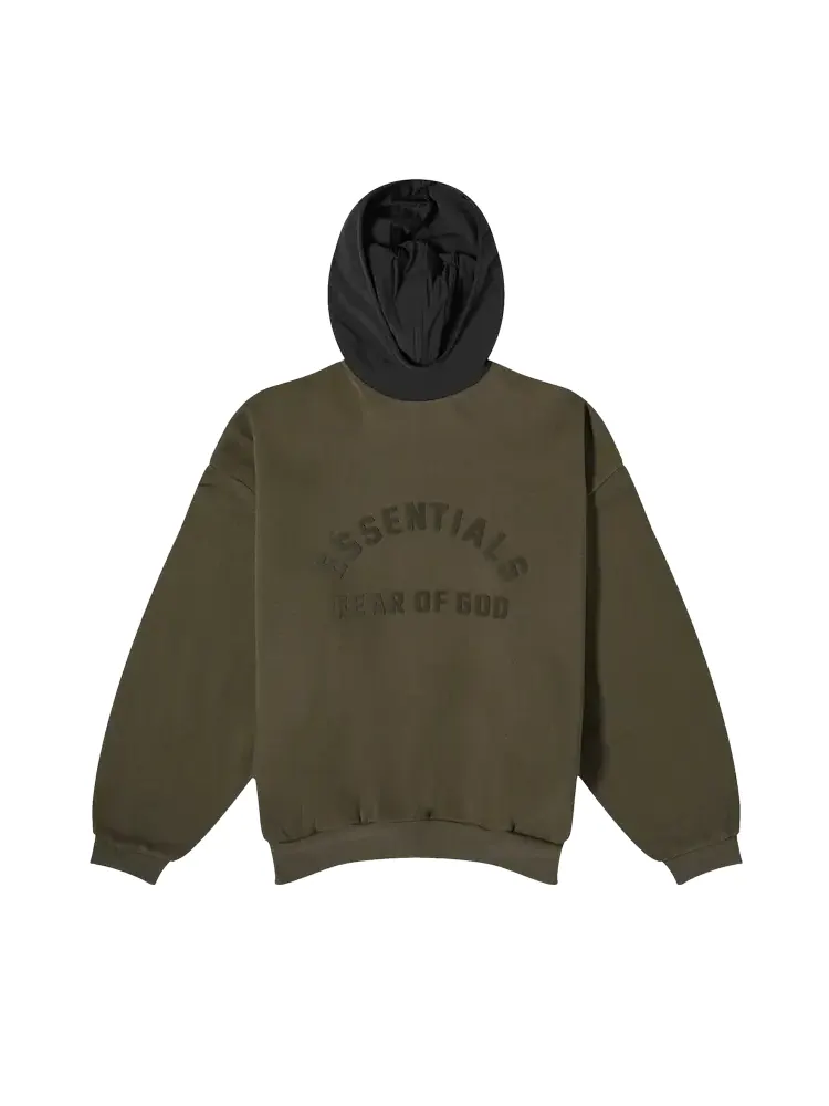 Худи Fear Of God Essentials Fear of God Essentials Nylon Fleece 'Ink/Jet Black'