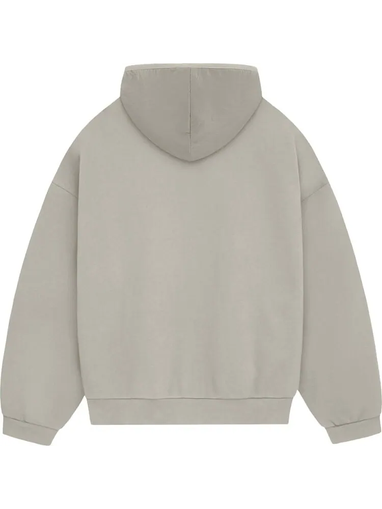 Худи Fear of God Essentials Nylon Fleece 'Seal/Seal' — изображение 2 из 2, серый