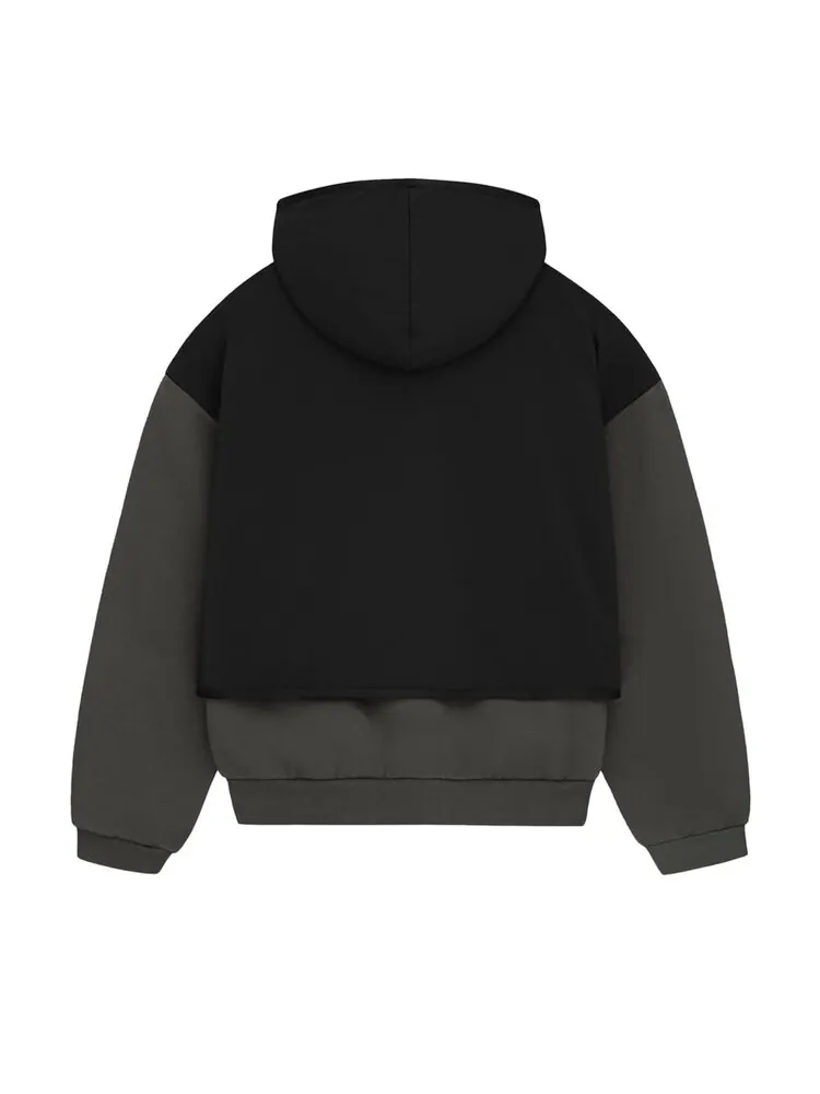 Свитер Fear Of God Essentials Fear of God Essentials Nylon Fleece Hooded 'Ink/Jet Black' — изображение 2 из 2, черный