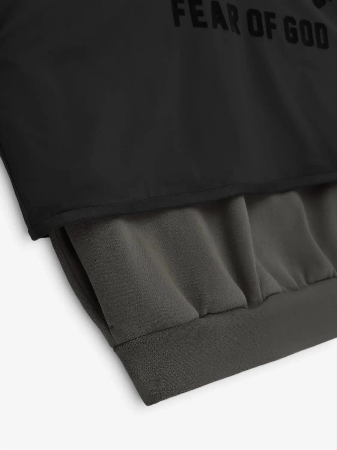 Толстовка Fear of God Essentials Nylon Fleece — изображение 3 из 3, серый