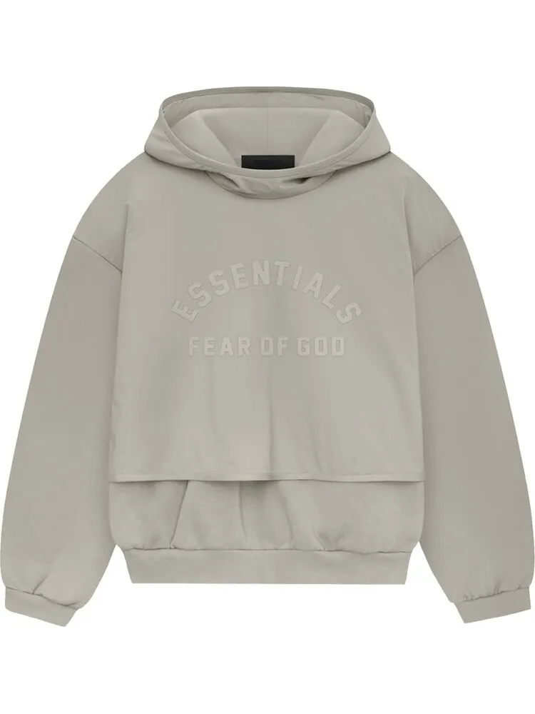 Свитер Fear of God Essentials Nylon Fleece Hooded 'Seal/Seal'