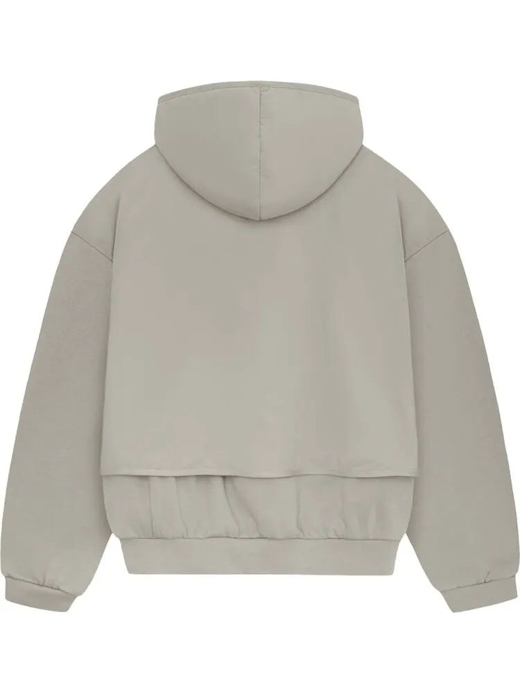 Свитер Fear of God Essentials Nylon Fleece Hooded 'Seal/Seal' — изображение 2 из 2, серый