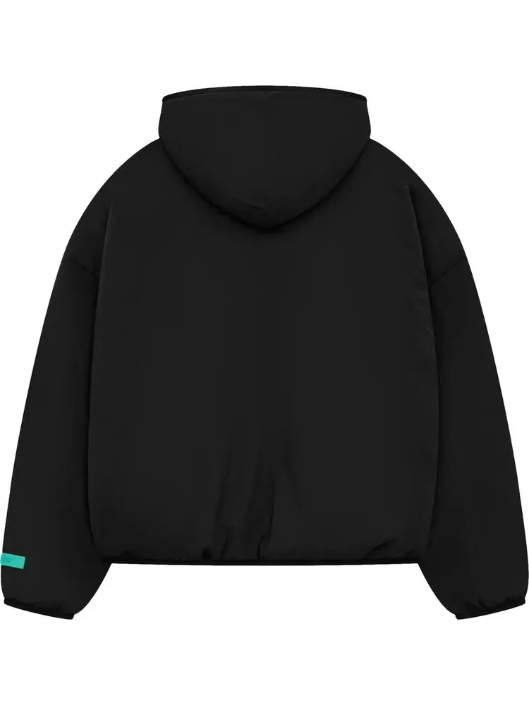 Худи Fear of God Essentials Nylon Filled Half Zip 'Jet Black' — изображение 2 из 2, черный