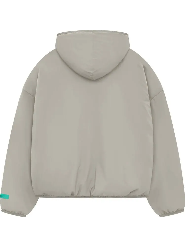 Худи Fear of God Essentials Nylon Filled Half Zip 'Seal' — изображение 2 из 2, серый
