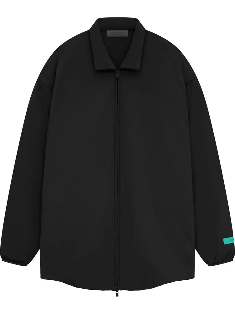 Куртка Fear of God Essentials Nyon Filled Shirt 'Jet Black'