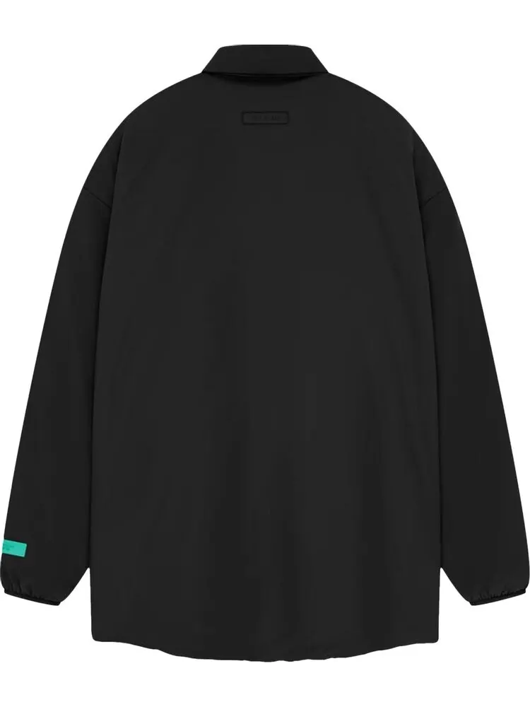 Куртка Fear of God Essentials Nyon Filled Shirt 'Jet Black' — изображение 2 из 2, черный